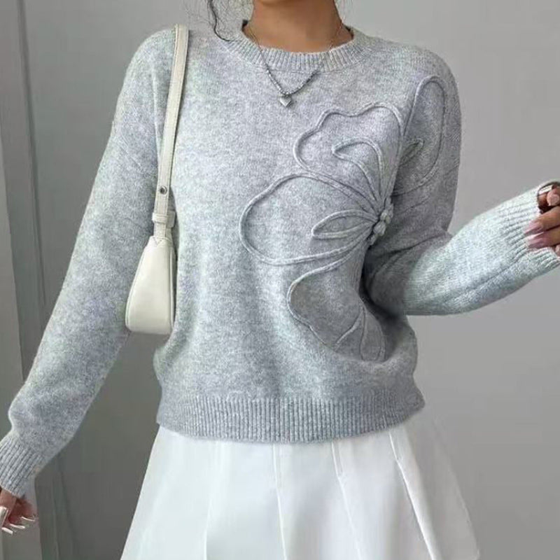 Selvianora - Pull élégant à motif papillon