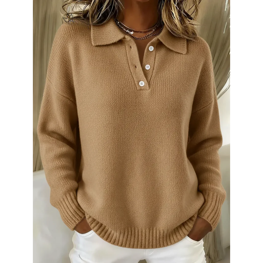 Clara - Pull Polo Élégant