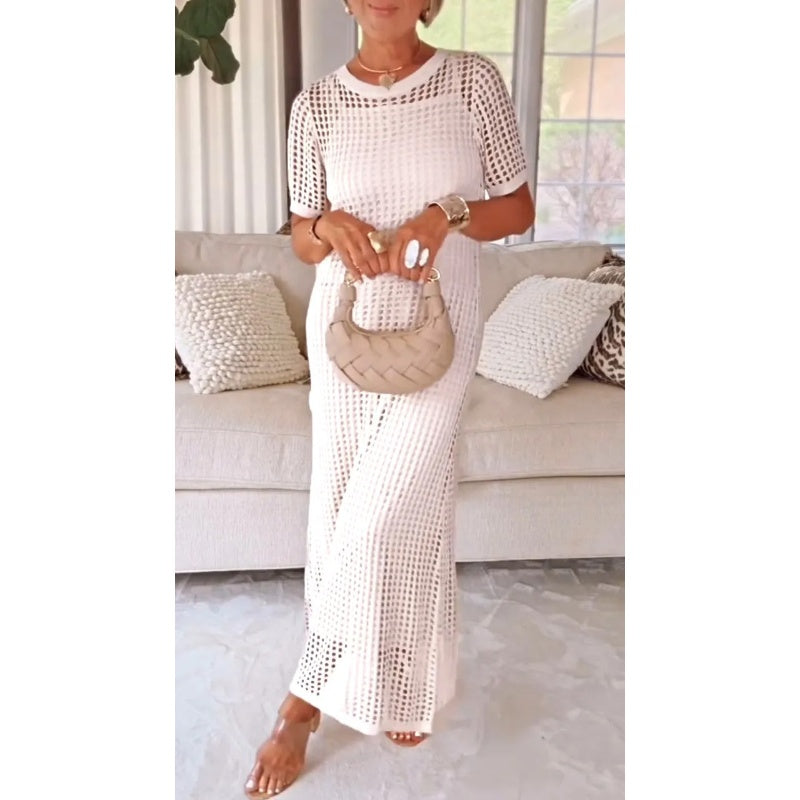 Robe longue maxi découpée Bethany™ + Robe intérieure offerte