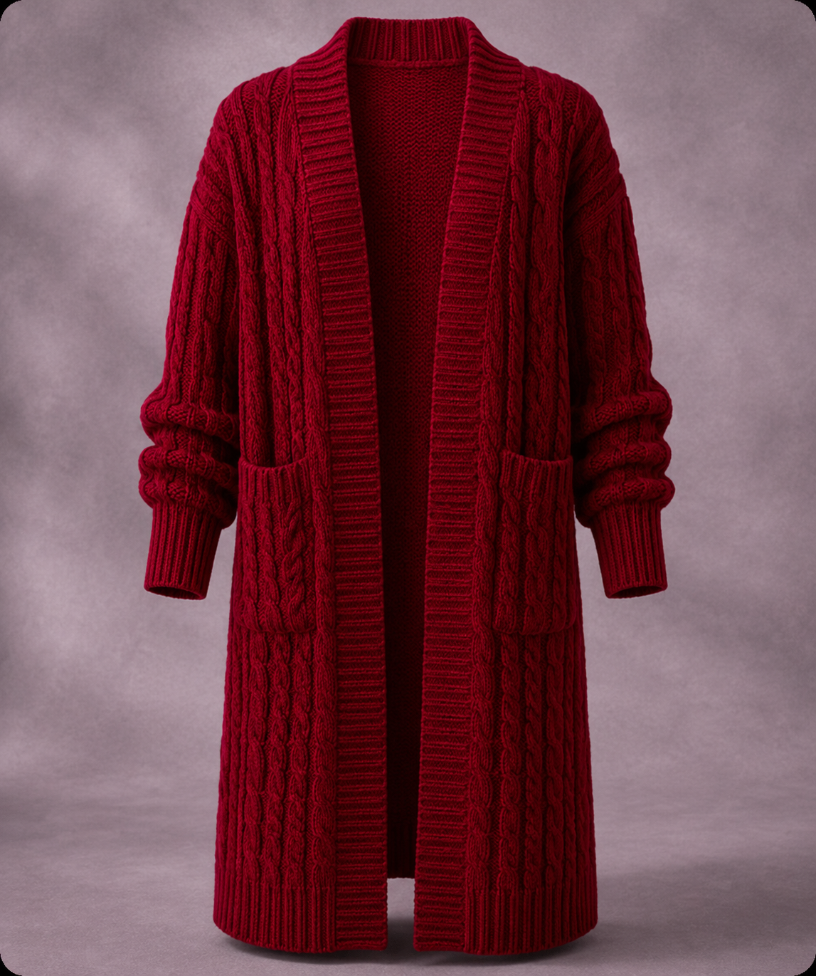 Cardigan en maille à double boutonnage