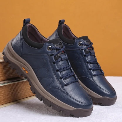 Armand chaussure de marche en cuir marron