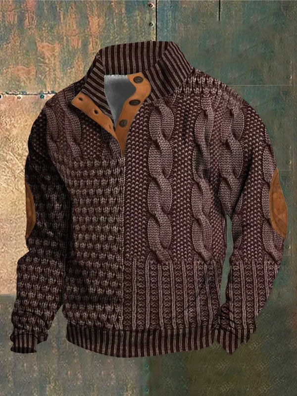 Olivier | Pull Rétro Vert