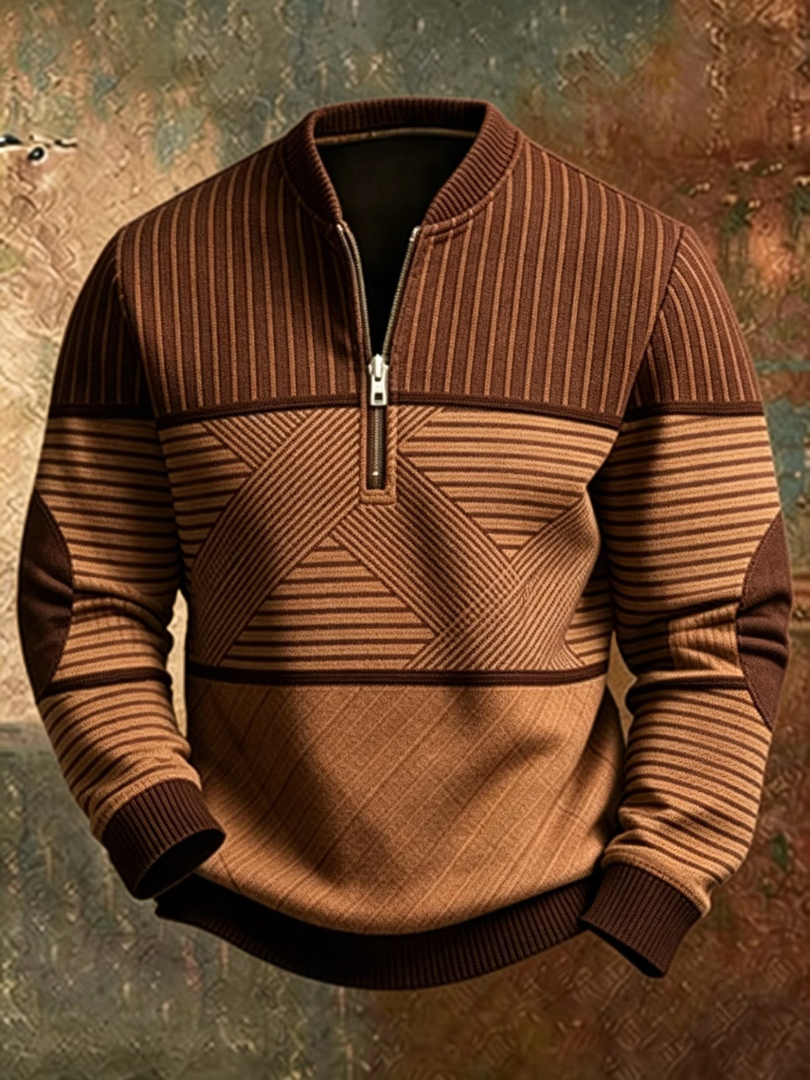 Gaspard | Pull Zippé Noir