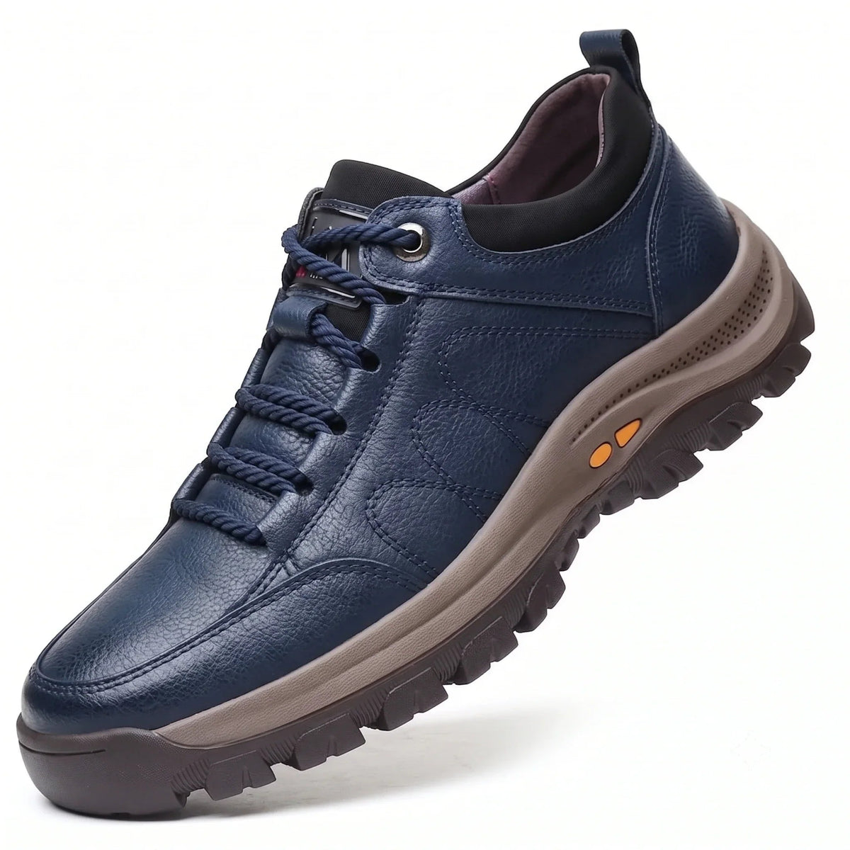 Armand chaussure de marche en cuir marron