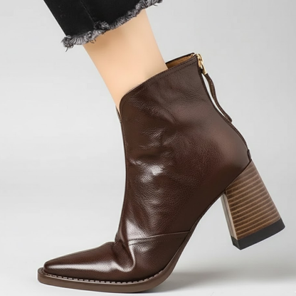 Bottines en cuir Agnese – collage