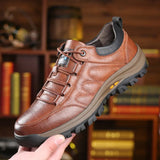 Armand | Chaussure de marche en cuir marron