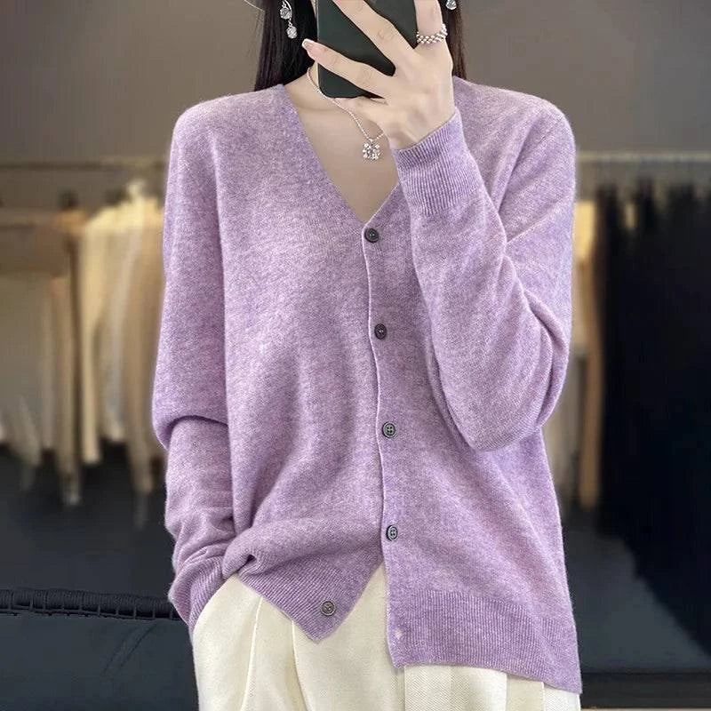 Odessia - Cardigan Cachemire Élégant