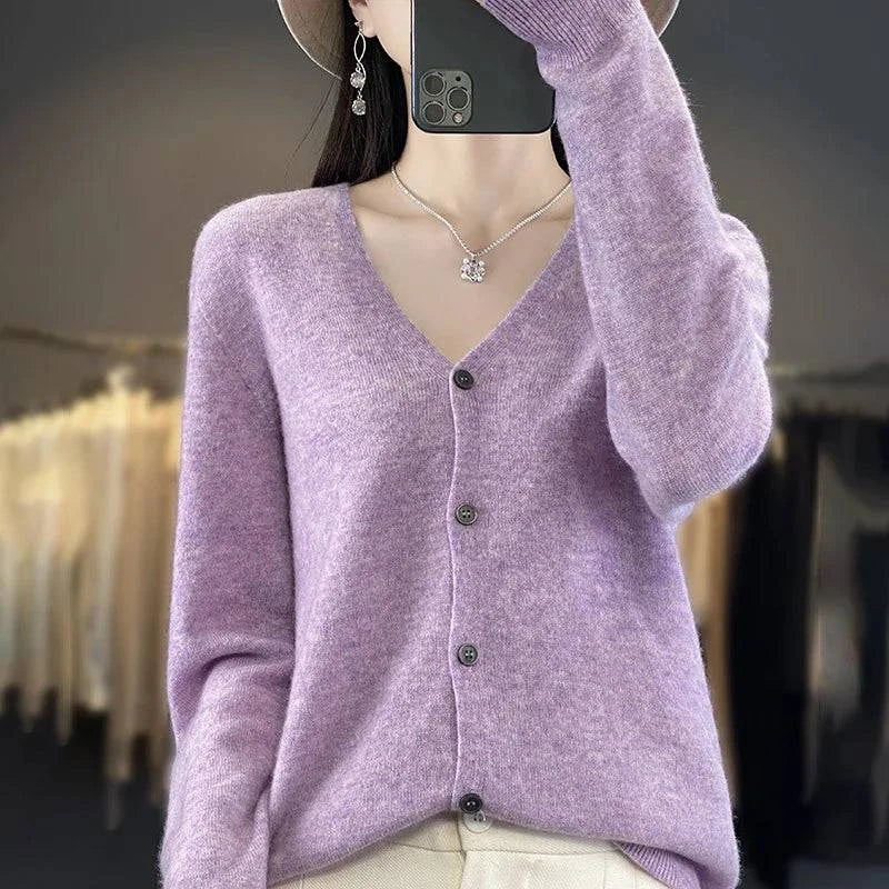 Odessia - Cardigan Cachemire Élégant