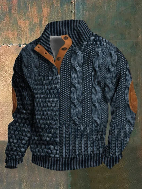 Olivier | Pull Rétro Vert