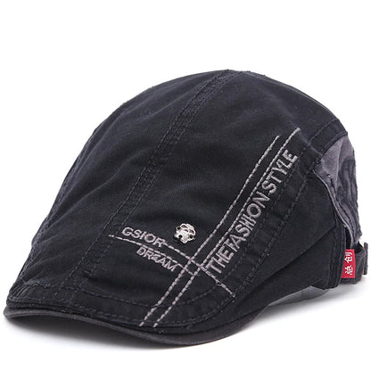 Casquette d’été Bloom™ noire, devant avec logos brodés et bouton décoratif.