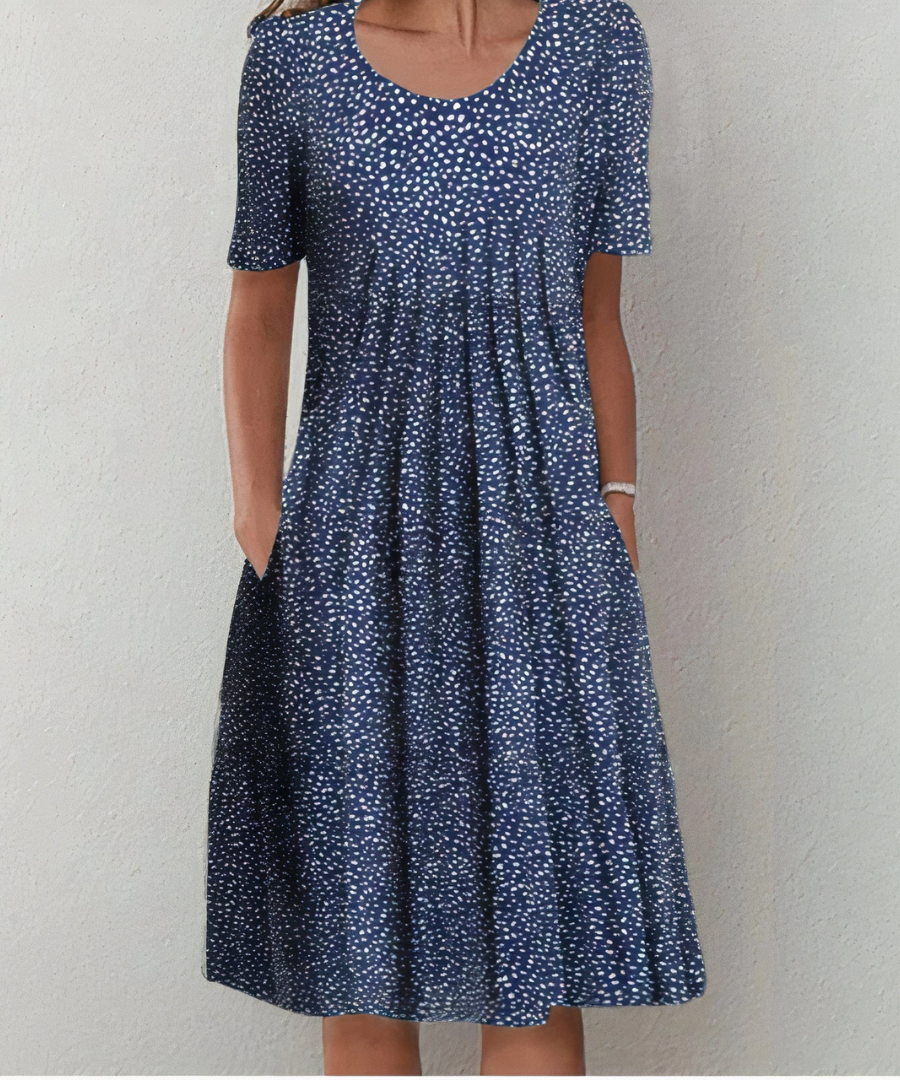 Clémentine - Robe Fleurie Élégante