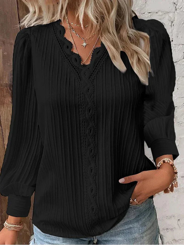 Lilly - Élégante Blouse Plissée