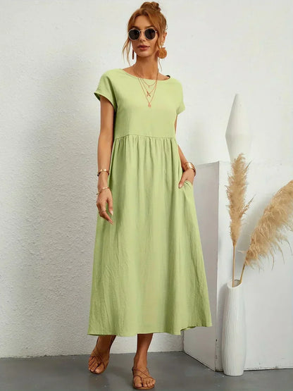 Nataly - Robe Midi Décontractée