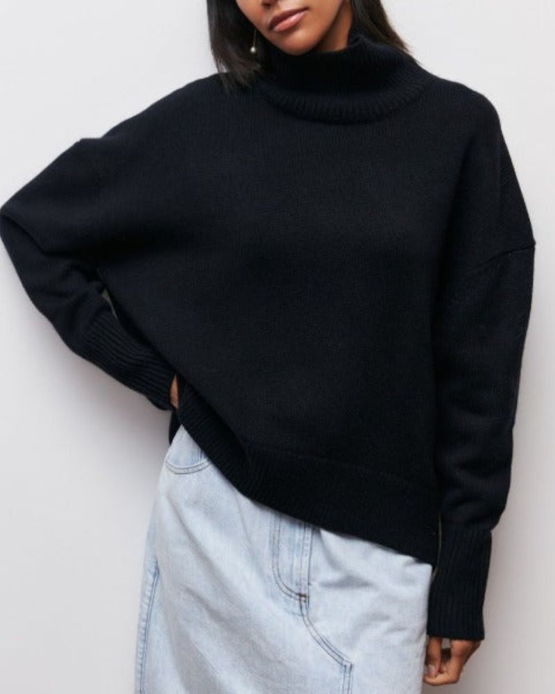 Evy - Pull Roulé Confortable Et Chic