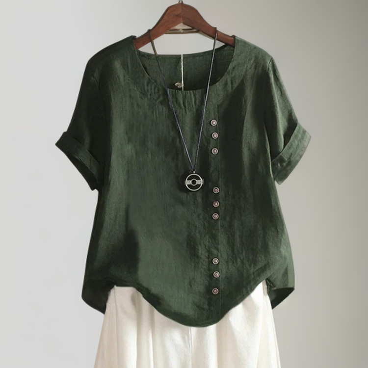 Isla - Chic T-Shirt avec boutons