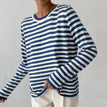 Nicole - Pull rayé chic