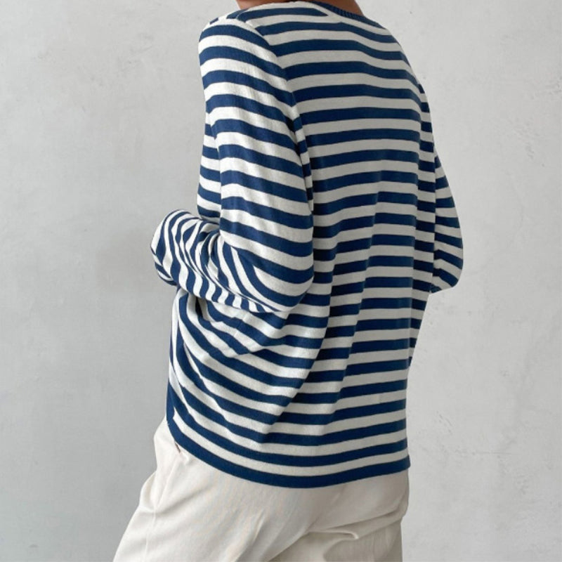 Nicole - Pull rayé chic
