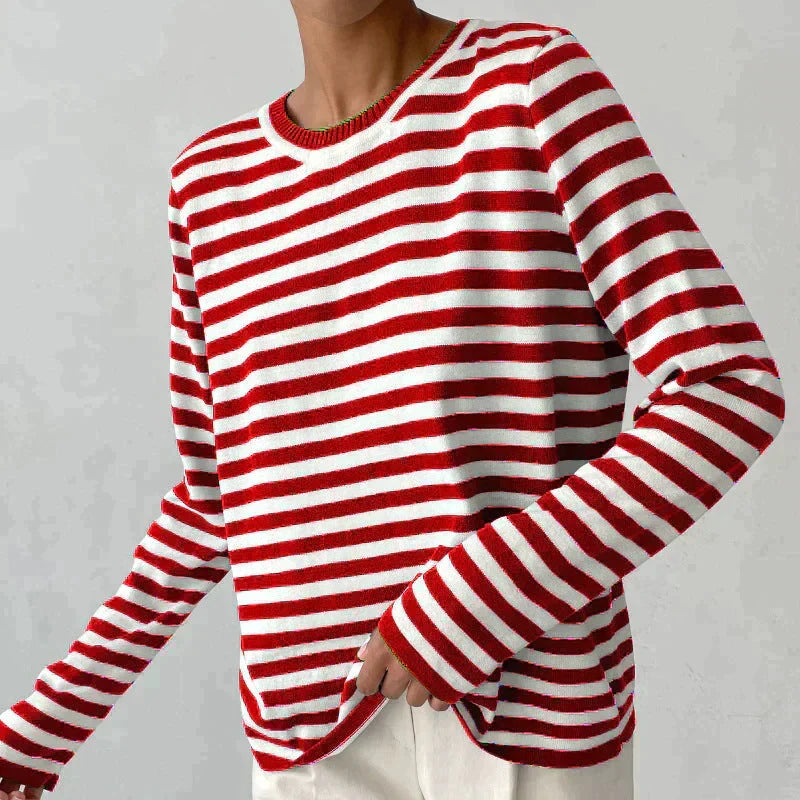 Nicole - Pull rayé chic