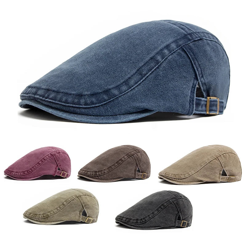 Lot de casquettes Bloom™ vintage en plusieurs coloris, patte réglable à boucle
