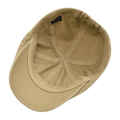 Casquette de golf Bloom™ en coton kaki, doublure intérieure et écusson.