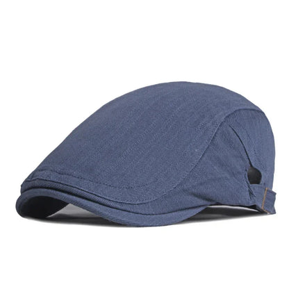 Casquette homme Bloom™ ajustable en tissu bleu foncé, visière courbée