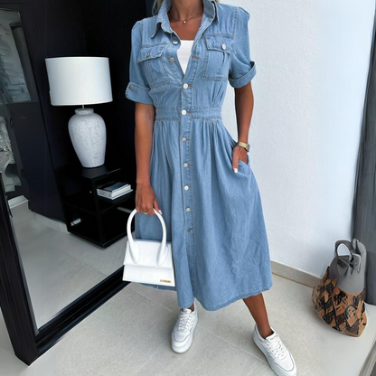 Celine - Robe en Jean Élégante