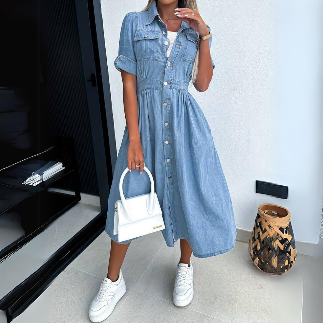 Celine - Robe en Jean Élégante