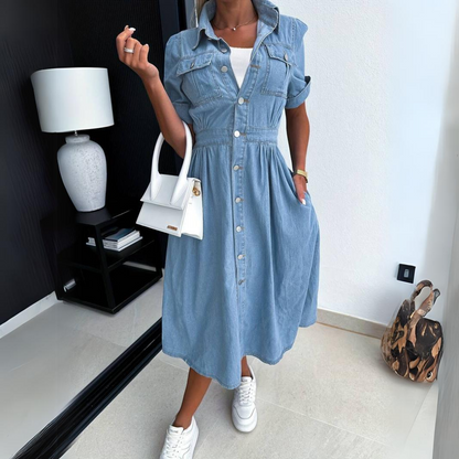 Celine - Robe en Jean Élégante