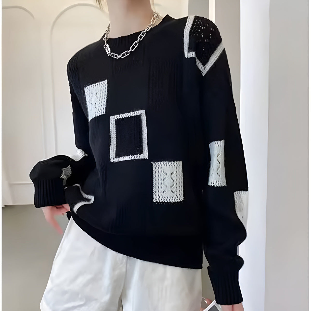 Alida - Pull Ajoué Tendance