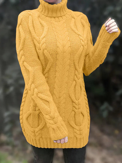 Narda - Robe élégante à col roulé