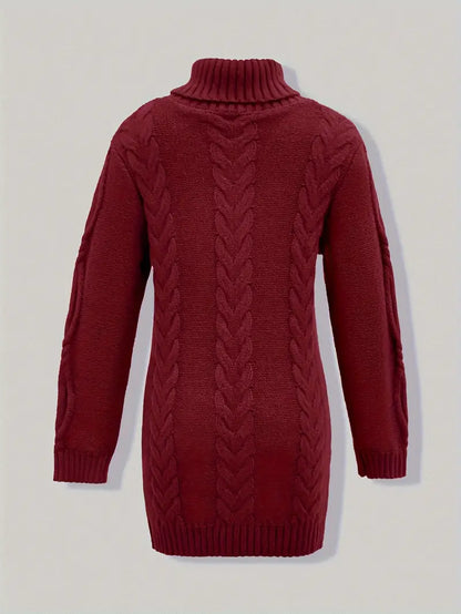 Narda - Robe élégante à col roulé
