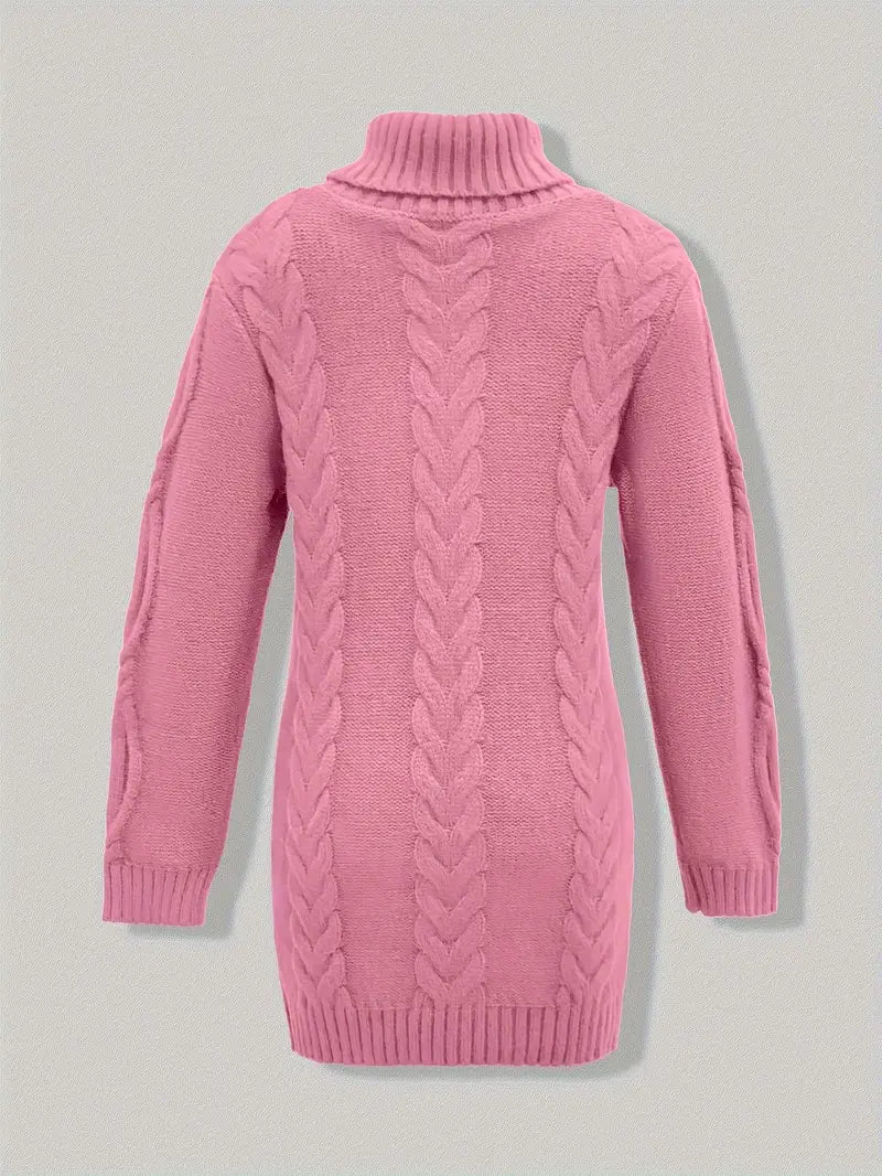 Narda - Robe élégante à col roulé