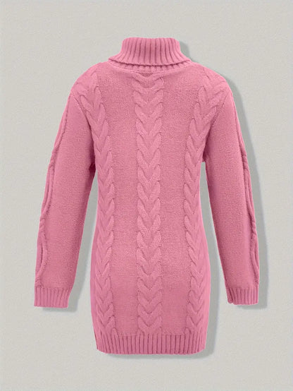 Narda - Robe élégante à col roulé