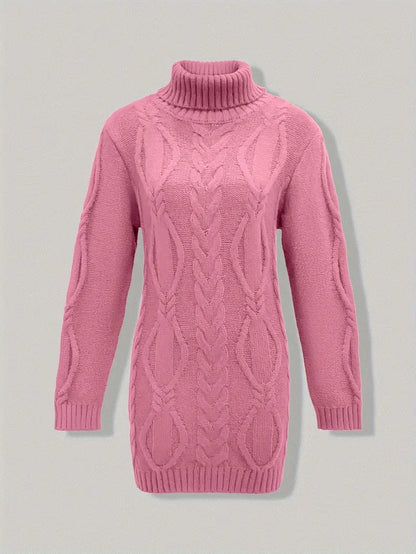Narda - Robe élégante à col roulé