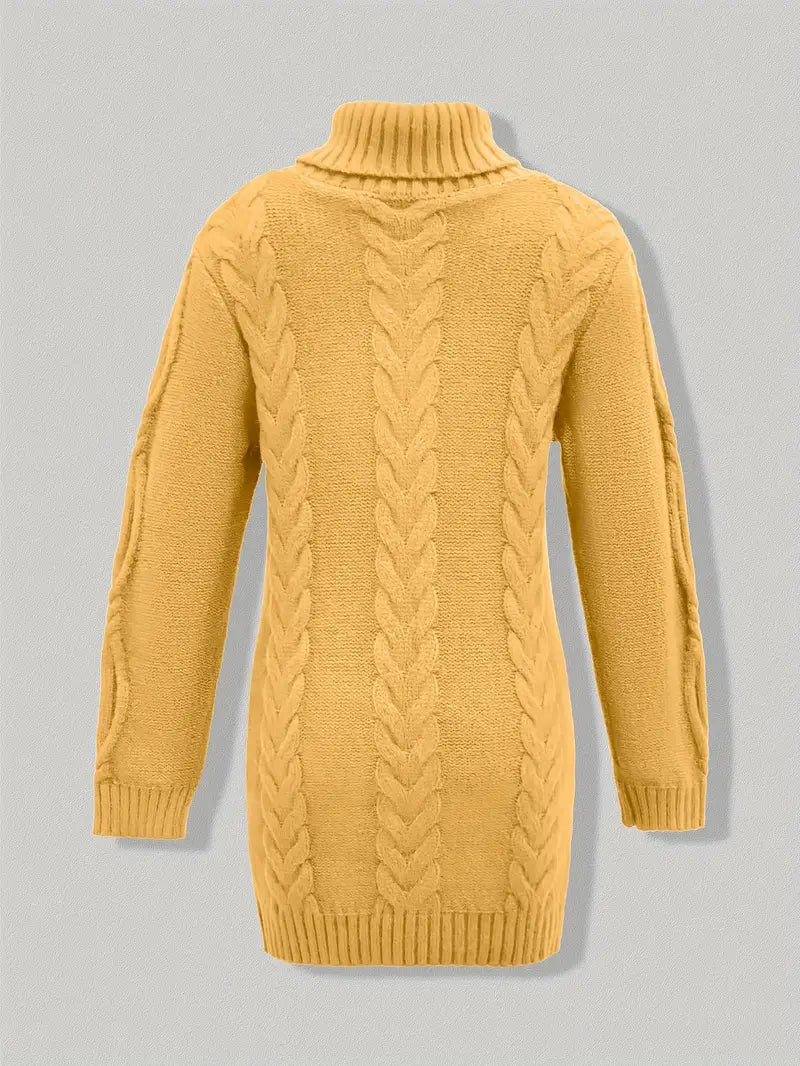 Narda - Robe élégante à col roulé