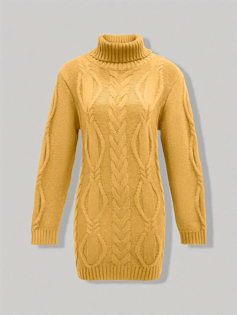 Narda - Robe élégante à col roulé