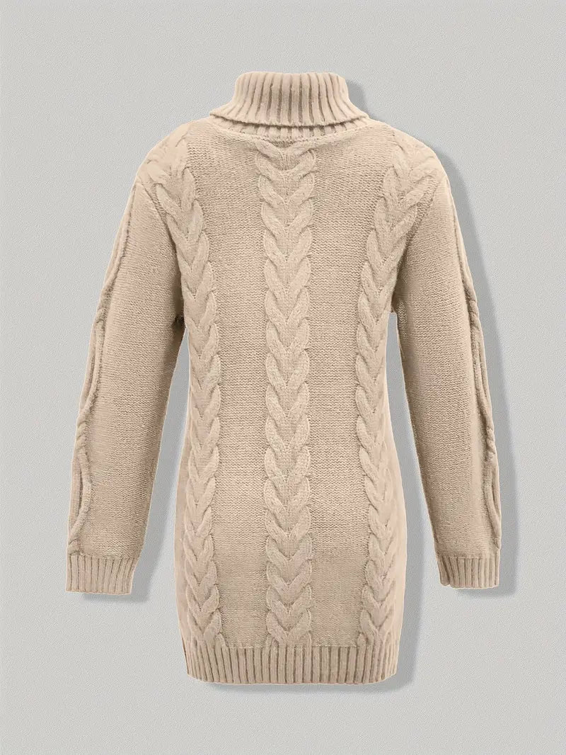 Narda - Robe élégante à col roulé