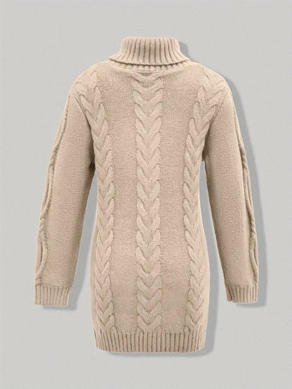 Narda - Robe élégante à col roulé