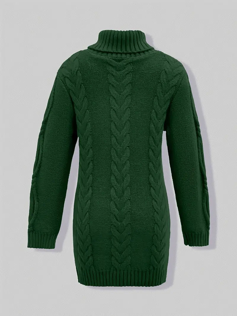 Narda - Robe élégante à col roulé