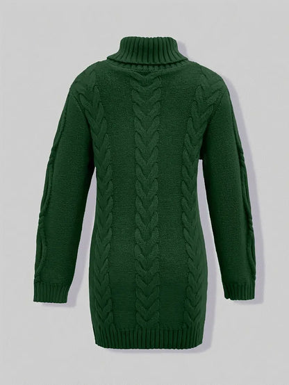 Narda - Robe élégante à col roulé