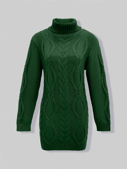 Narda - Robe élégante à col roulé