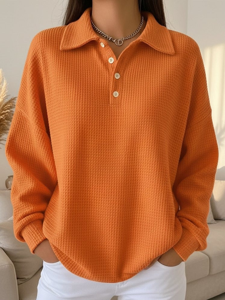 Ava - Pull Polo Doux Élégant