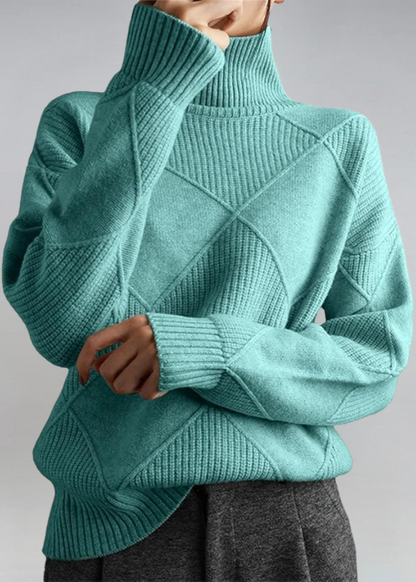 Lauren - Pull Col Roulé Doux Élégant