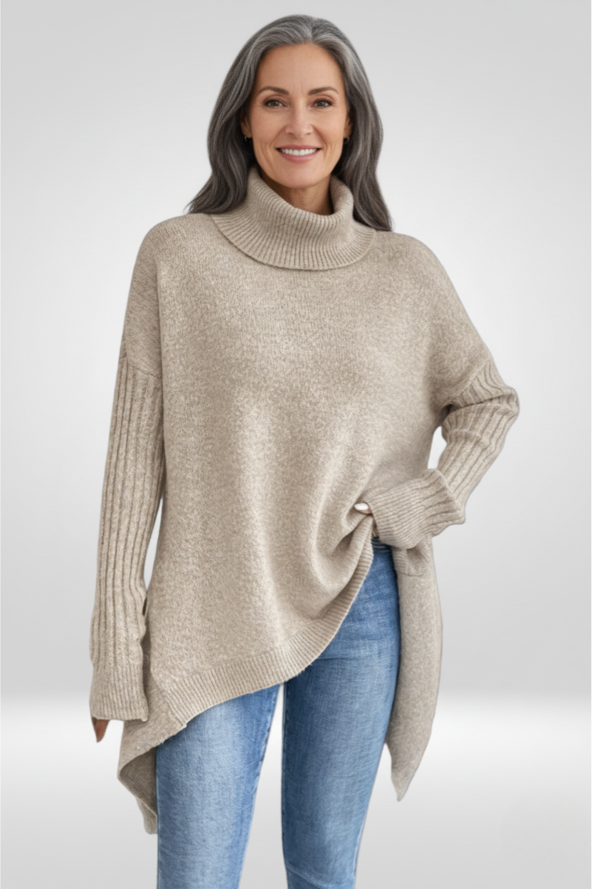 Isabelle - Pull Asymétrique Chic