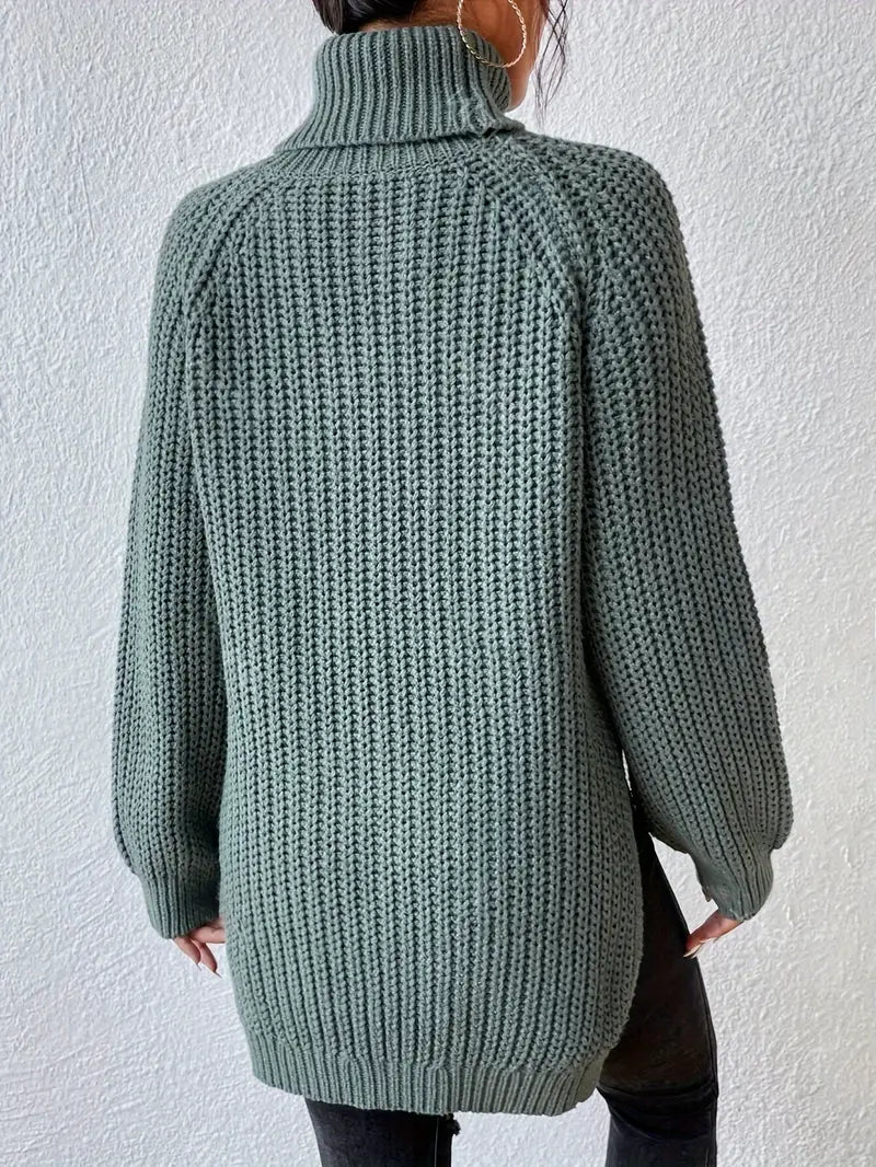 Lavande - Pull Roulé Luxe