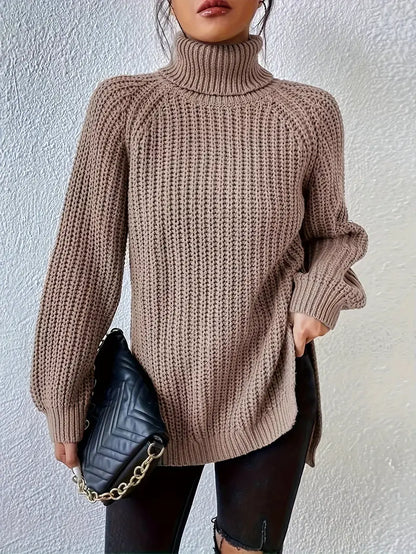 Lavande - Pull Roulé Luxe