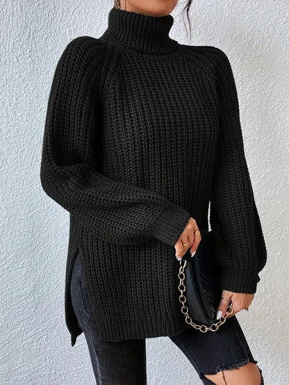 Lavande - Pull Roulé Luxe
