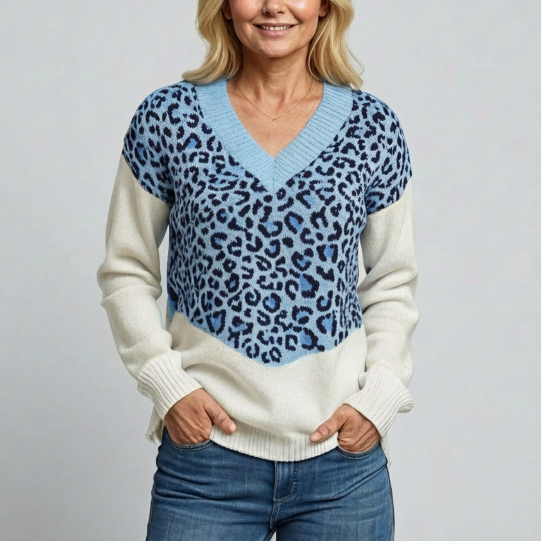 Isa - Pull Léopard Chic