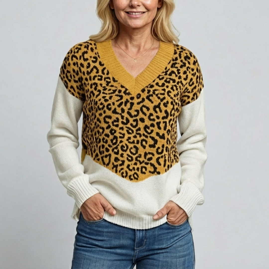 Isa - Pull Léopard Chic