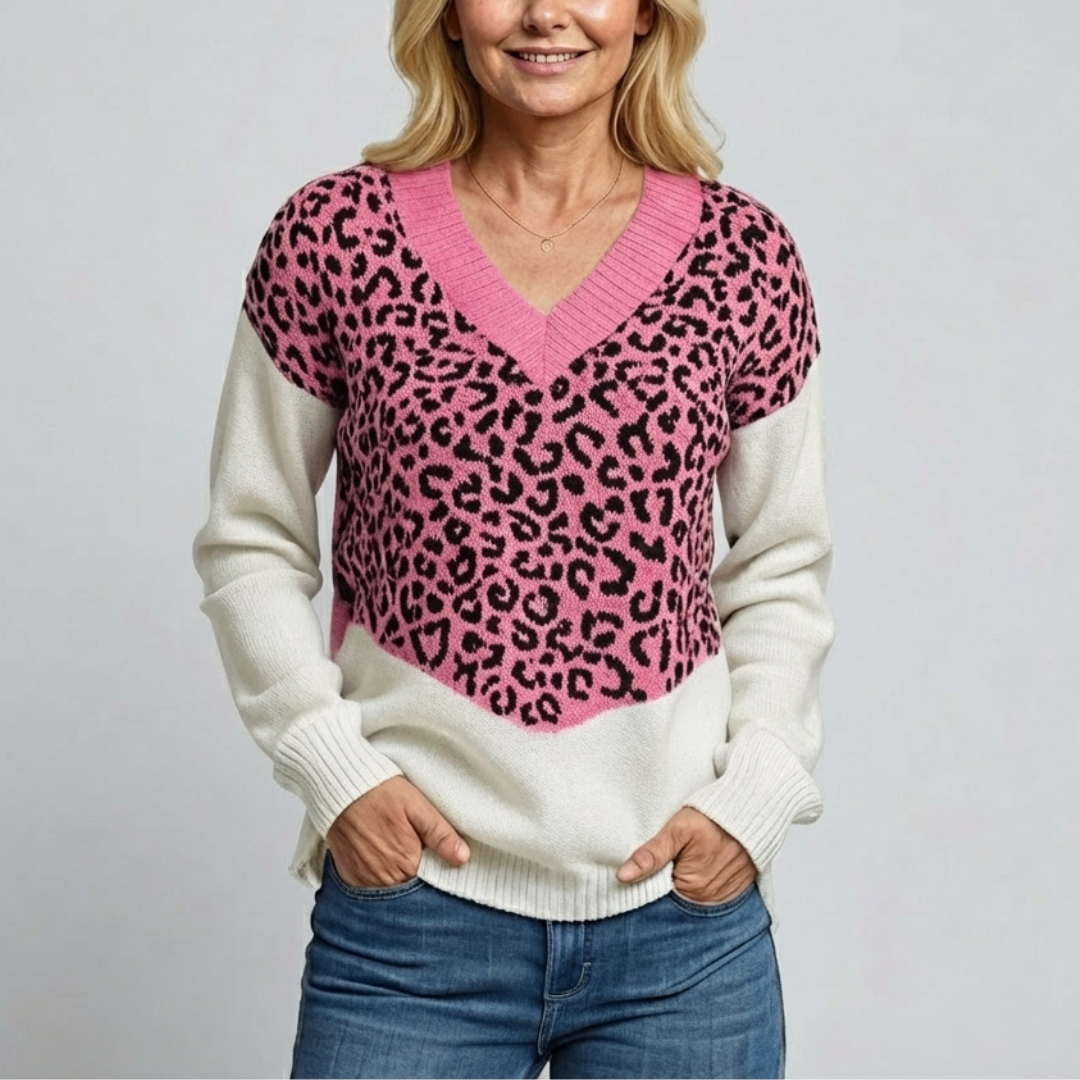 Isa - Pull Léopard Chic